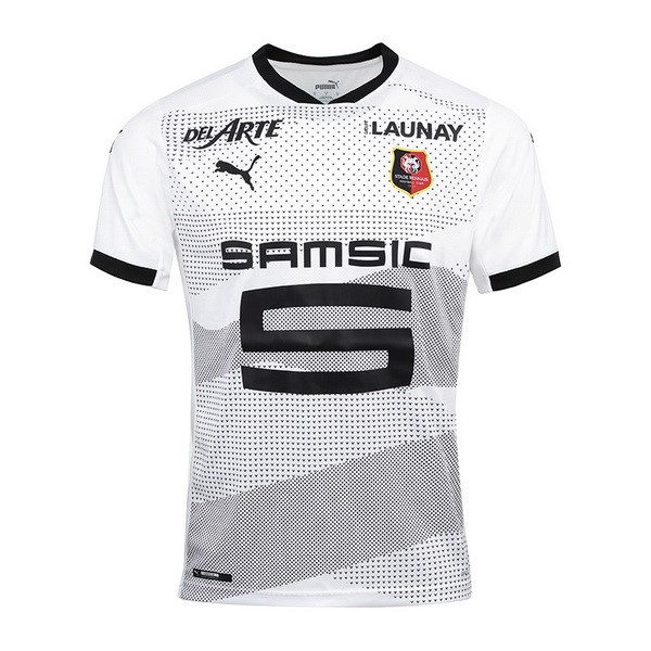 Tailandia Camiseta Stade Rennais 2ª Kit 2020 2021 Blanco